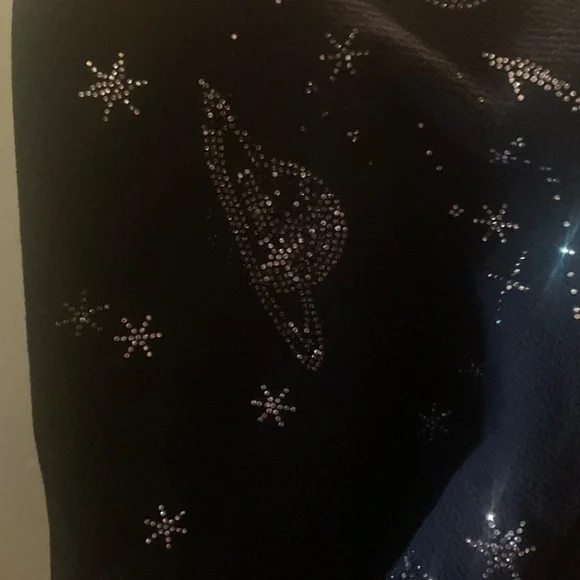 GALLAXY RHINESTONES WINGS ON BACK SWEATSHIRT BRAND NEW WITH TAGS SIZE XXL - Picture 7 of 12